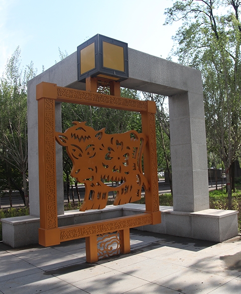 园林不锈钢雕塑